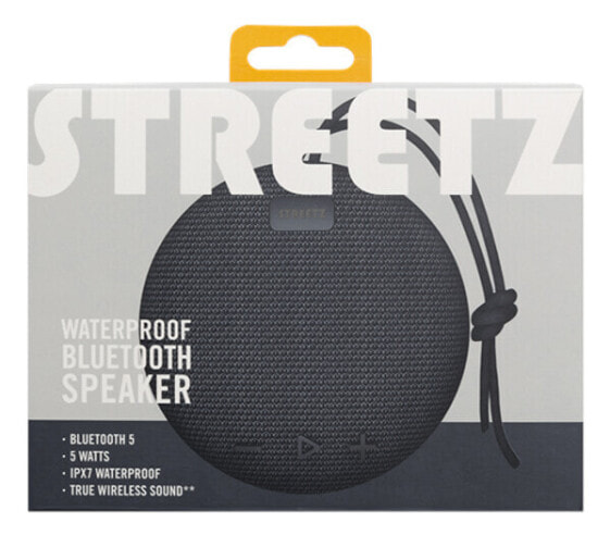 Streetz CM763 Bluetooth Lautsprecher AUX Freisprechfunktion tragbar wasserdicht