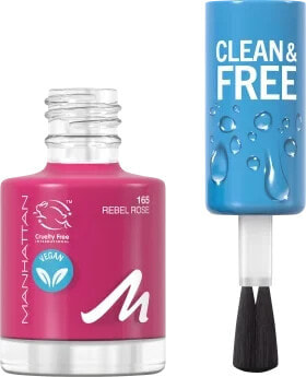 Nagellack Clean & Free 165 Rebel Rose, 8 ml