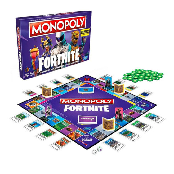 HASBRO Monopoly Fortnite Portuguese Board Game