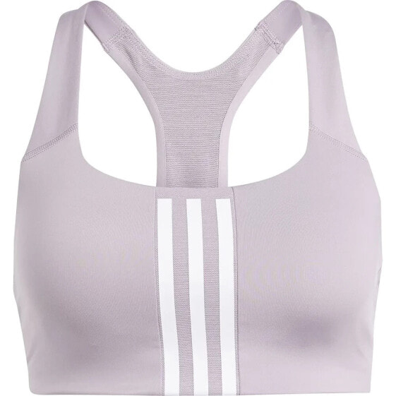 ADIDAS Powerimpact 3 Stripes Sports Bra Medium Support