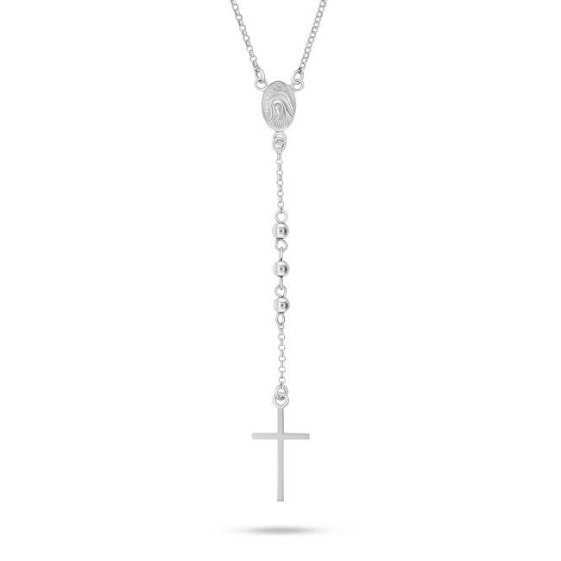 Original silver necklace Rosary NCL110W