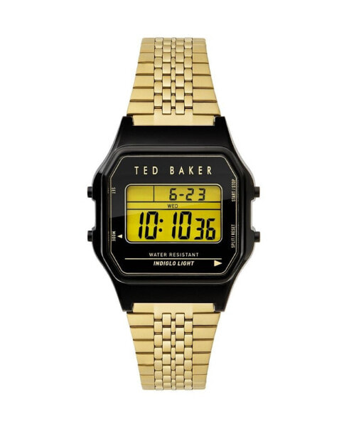 Наручные часы Versace Men's Chronograph Greca Gold Ion Plated Bracelet Watch 45mm.