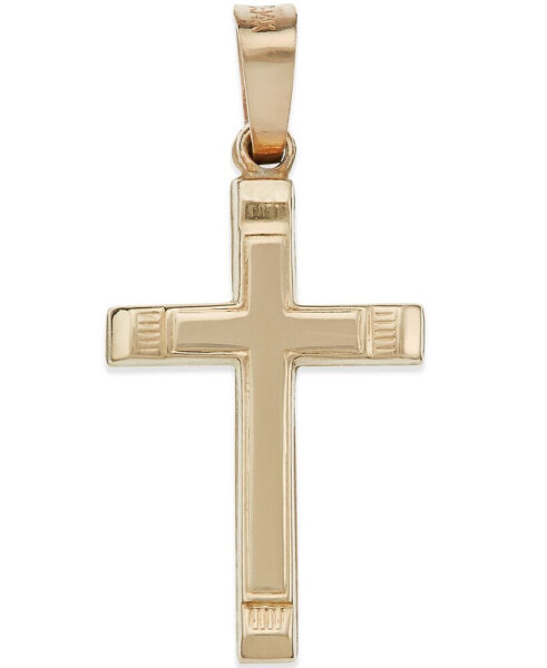 Macy's small Cross Pendant in 14k Gold