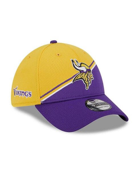Men's Gold, Purple Minnesota Vikings 2023 Sideline 39THIRTY Flex Hat