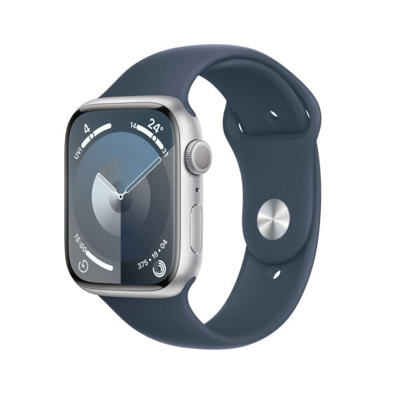 Часы Apple Watch Series 9 Aluminum Silver 45mm Sturmblau GPS