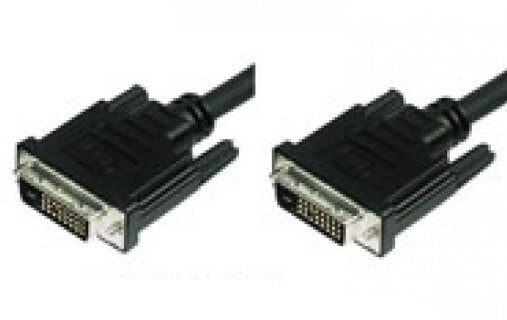 Techly ICOC-DVI-8100 - 1.8 m - DVI-D - DVI-D - Male - Male - Black