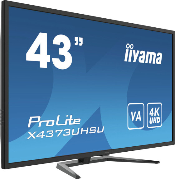 Монитор iiyama ProLite X4373UHSU-B1 - 4K Ultra HD, 42.5"