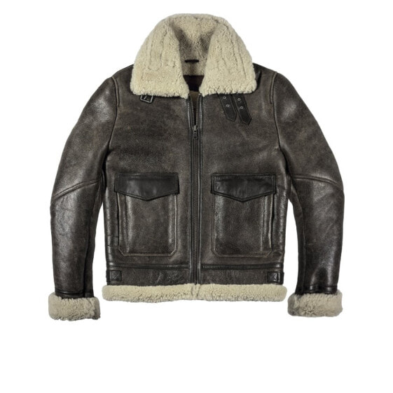 HELSTONS Bombardier Thunder leather jacket