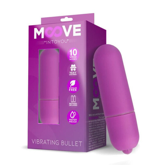 Виброяйцо MOOVE Vibrating Bullet 10 Speeds Purple