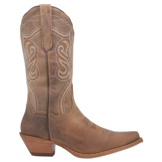 Dan Post Boots Karmel Snip Toe Cowboy Womens Brown Casual Boots DP80051-230