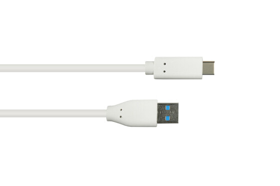 Good Connections 2831-AC005W - 0.5 m - USB A - USB C - USB 3.2 Gen 2 (3.1 Gen 2) - 10000 Mbit/s - White