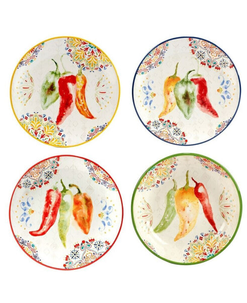 Sweet Spicy Salad Plate, Set of 4