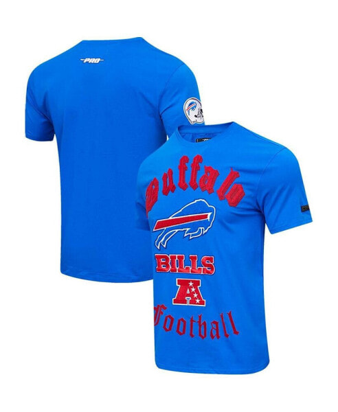 Men's Royal Buffalo Bills Old English T-shirt