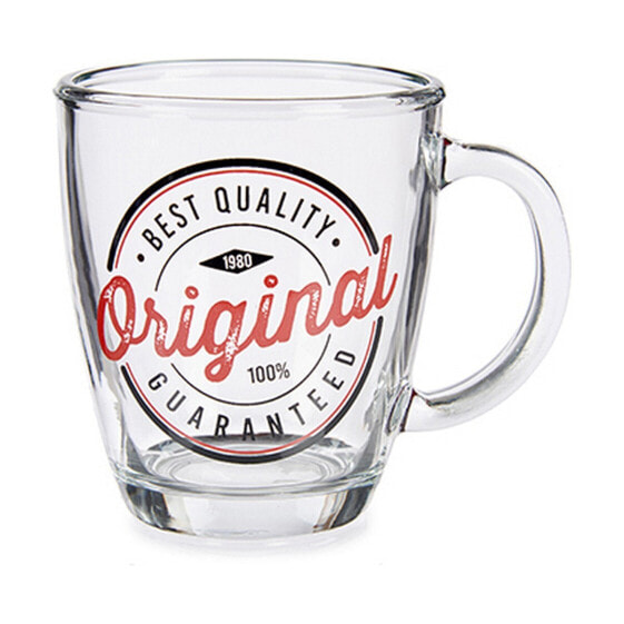 Кружка Mug Original Прозрачный Cтекло (320 ml) (6 штук)