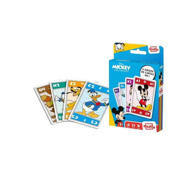 DISNEY Letter Set 4 In 1 Mickey & Friends Card Game