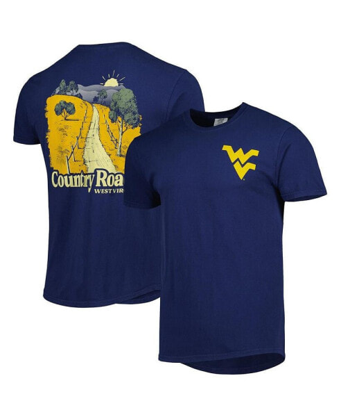 Men's Navy West Virginia Mountaineers Hyperlocal T-shirt