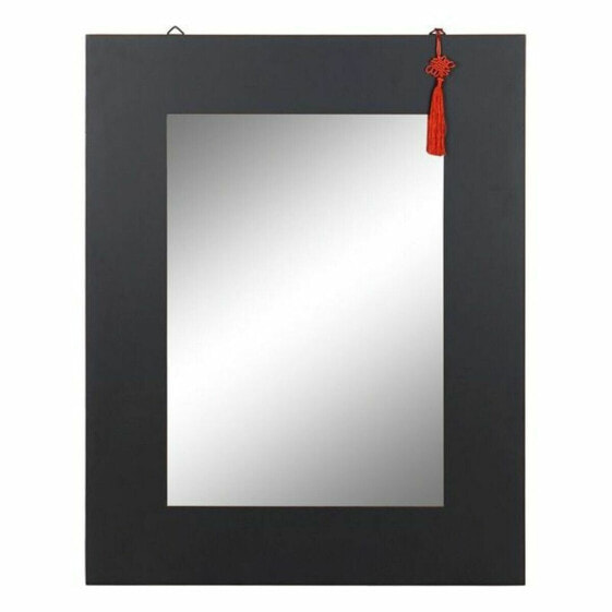 Настенное зеркало DKD Home Decor Чёрное (Под пересмотр B)