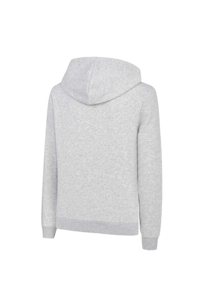 gri sweatshirt Essentials Tam Boy Kadın Kapüşonlu Sweatshirt
