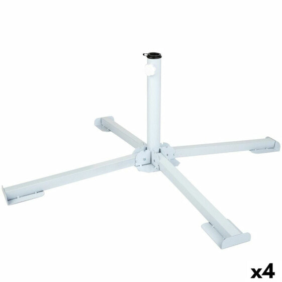 Основание для пляжного зонта Aktive Белый Пластик Губка EPS 85 x 31 x 85 cm (4 штук)