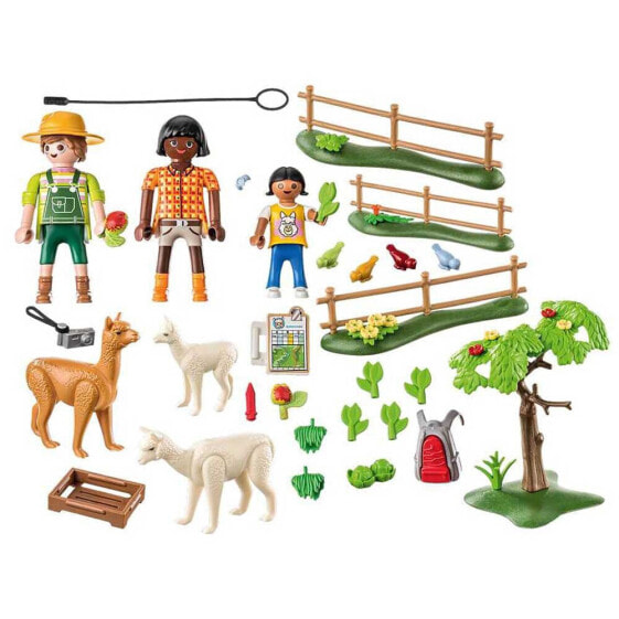 Конструктор Playmobil Прогулка с альпаками