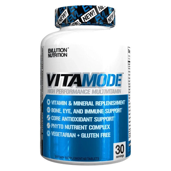 Витаминно-минеральный комплекс Evlution Nutrition VitaMode, высокоэффективный, 60 таблеток