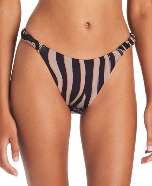 Women's Party Animal Striped Elastic-Side Hipster Bottom