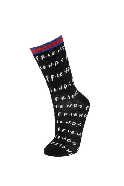 Kadın Friends Pamuklu 2'li Uzun Çorap