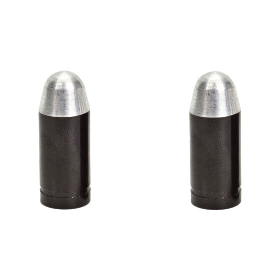 Trick Tops Valve Caps Bluellet Tip Black