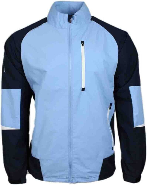 Page & Tuttle Colorblock Full Zip Windbreaker Mens Size L Casual Athletic Outer