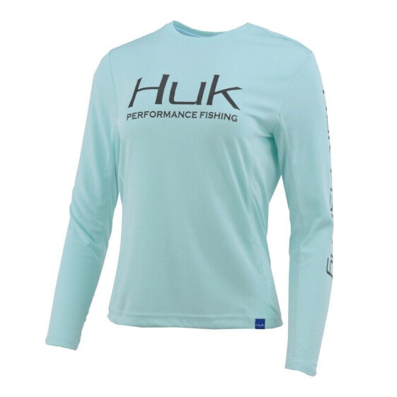 30% Off HUK Ladies Icon Long Sleeve Performance Shirt--Pick Color/Size-Free Ship