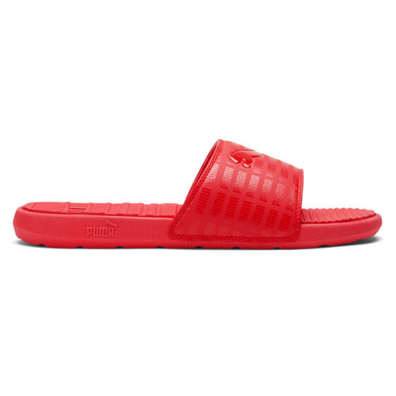 Puma Cool Cat Echo Shine Slide Mens Red Casual Sandals 387540-02