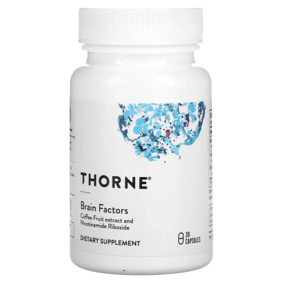 Витамины для улучшения памяти Thorne Brain Factors, 30 капсул