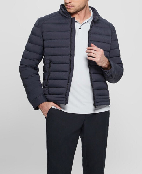 Men's Tech-Stretch Hooded Jacket