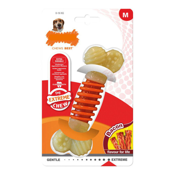 Прорезыватель для зубов для собак Nylabone Extreme Chew Pro Action Bacon Размер М Нейлон