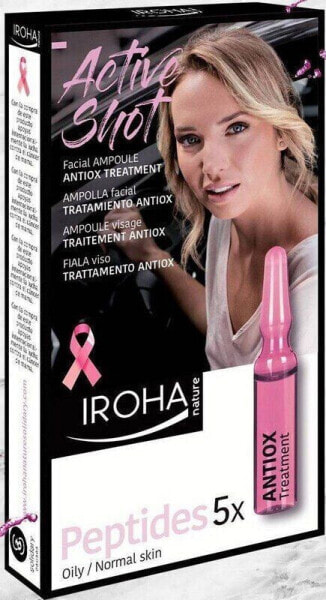 Iroha Veido odos ampulės su peptidais Iroha Energy Antioxidant Treatment 5 x 1,5 ml