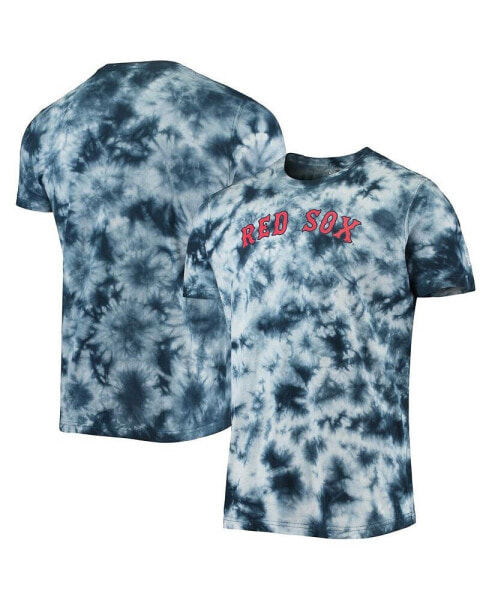 Men's Navy Boston Red Sox Team Tie-Dye T-shirt