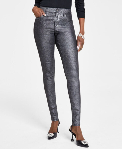 Women's Metallic Skinny Jeans, Created for Macy's