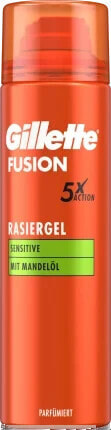 Rasiergel, Fusion5 Sensitive, 200 ml