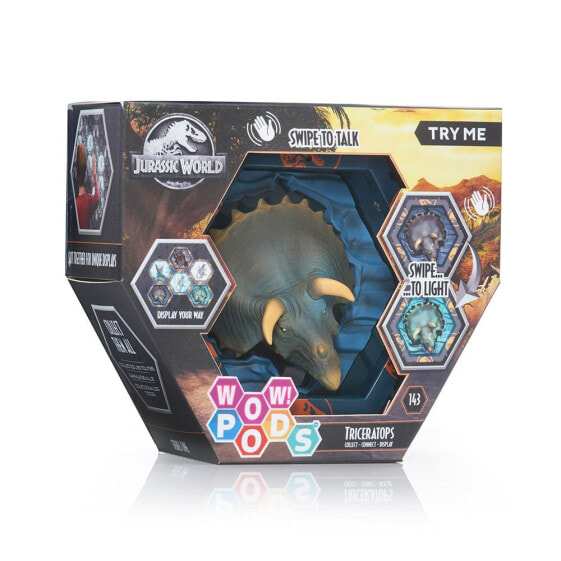 Фигурка Jurassic World Wow! Pod Triceratrops Sfx Figure (Джурастик Ворлд Вау! Под Трицератропс Звуковая фигурка)