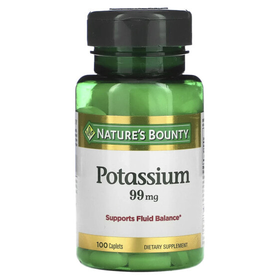 Potassium, 99 mg, 100 Caplets