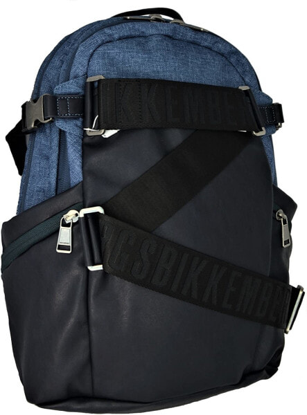 BIKKEMBERGS Men's Db Strap Combo Backpack, 14.5 x 45 x 30 cm (W x H x L)