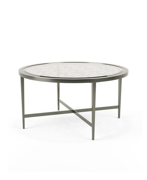 Porcelain Steel Frame Coffee Table