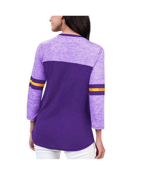Women's Los Angeles Lakers Play the Game 3/4-Sleeve T-Shirt