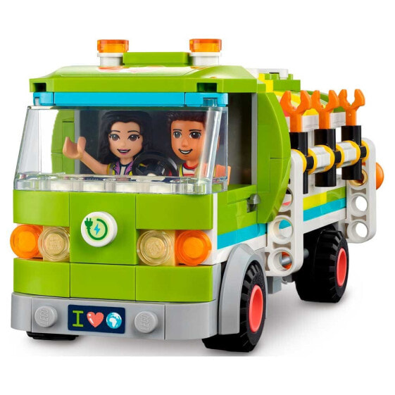 Конструктор LEGO Friends 41712 для детей - Мусоровоз с обучающей игрушкой и мини-куклой Эммой.