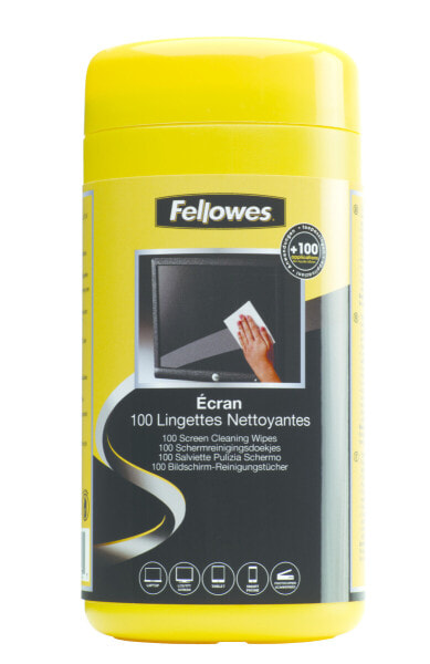 Fellowes 9970311 набор для чистки оборудования Влажная ткань для чистки оборудования ЖК/TFT/Плазма