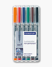 STAEDTLER 316 WP6 - 1 pc(s) - Black - Blue - Brown - Green - Orange - Red - Grey - Polypropylene (PP) - 0.6 mm