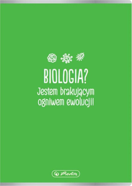 Herlitz Zeszyt A5/60K kratka Biologia (5szt)