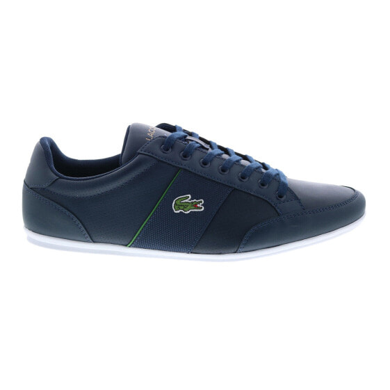 Lacoste Nivolor 0721 1 P Cma Mens Blue Leather Lifestyle Sneakers Shoes