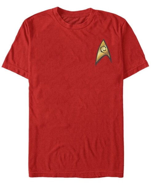 Star Trek Men's The Original Series Engineer Starfleet Insignia Short Sleeve T-Shirt