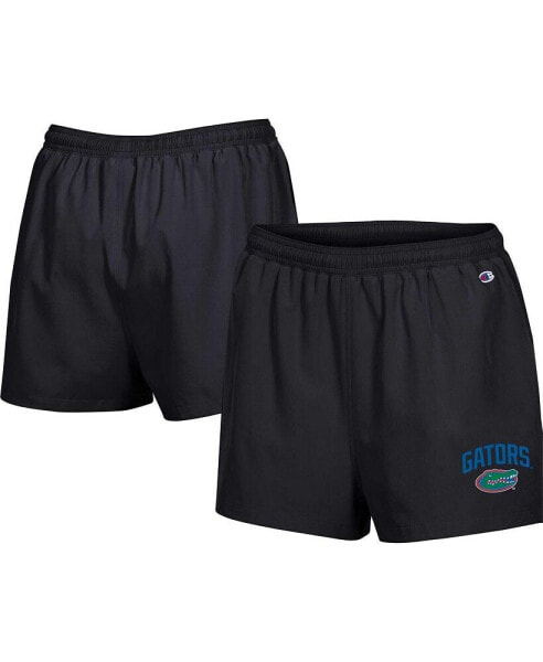 Women's Black Florida Gators Football Fan High Waist Shorts